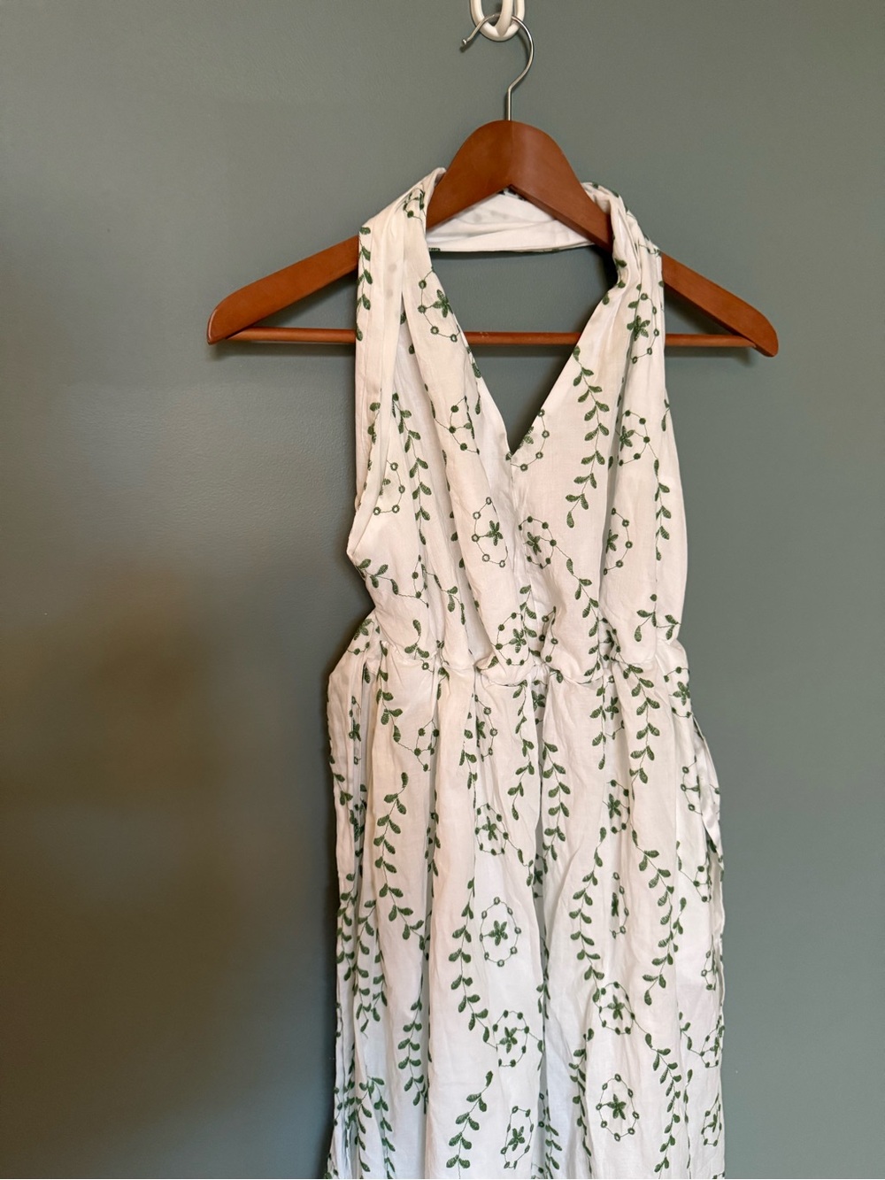 NWT A New Day for Target Open-Back Halter Maxi Sundress with pockets Size XS - Picture 5 of 9